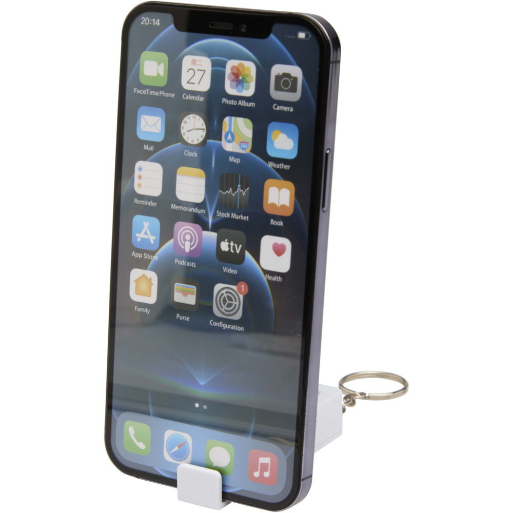 Logotrade corporate gifts photo of: Aggia recycled plastic phone stand with fidget toy